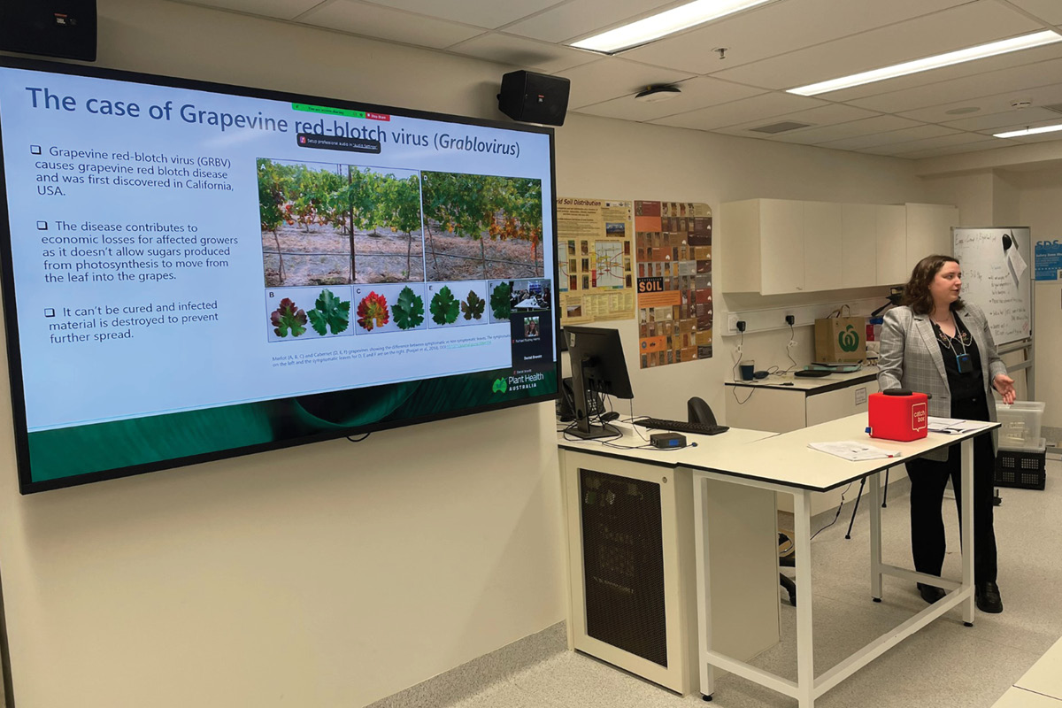 Sharing the importance of science-based work in biosecurity image